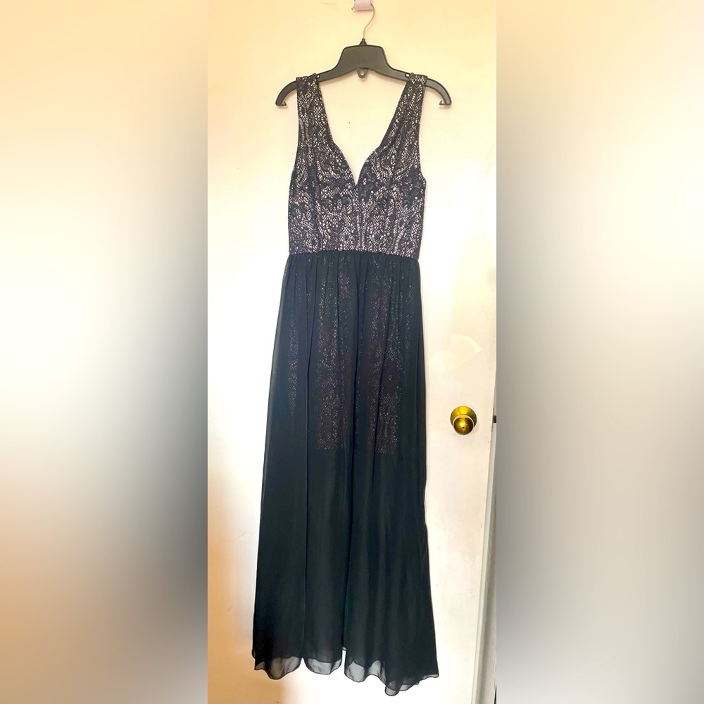 🆕 eclipse mini dress with long sheer skirt